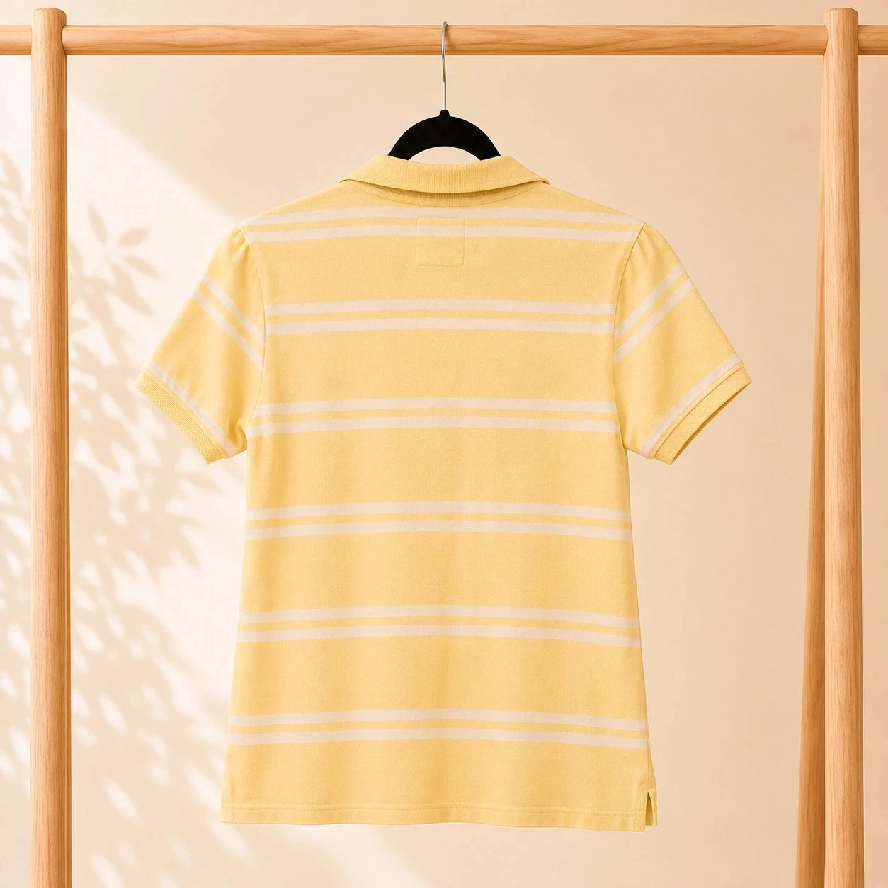Polo LOGG H&M amarelo listrado pastel T36/S Vintage – photo 2
